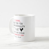 Persoonlijke Valentijn koffie Mok, Funny Mugs Koffiemok (Voorkant links)