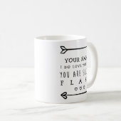 Persoonlijke Valentijns Funny Mug - Flake Koffiemok (Voorkant rechts)