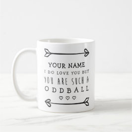 Persoonlijke Valentijns Funny Mug - Oddball Koffiemok