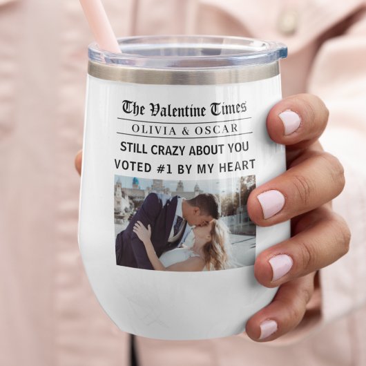 Persoonlijke Valentijns Krant Foto