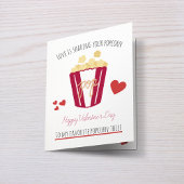 Persoonlijke Valentijns Popcorn Liefde Kaart