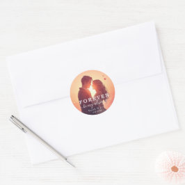 Persoonlijke Valentijnsdag Cadeau Ronde Sticker