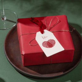 Persoonlijke Valentijnsdag Cadeaulabel