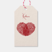 Persoonlijke Valentijnsdag Cadeaulabel (Voorkant)