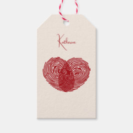 Persoonlijke Valentijnsdag Cadeaulabel