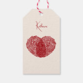 Persoonlijke Valentijnsdag Cadeaulabel (Achterkant)