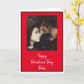 Persoonlijke Valentijnsdag-foto Kaart (Gele Bloem)