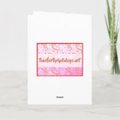 Persoonlijke Valentijnsdag foto Kaart (Achterkant)