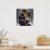 Persoonlijke Valentijnsdag Foto & Naam Poster (Keuken)