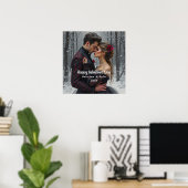 Persoonlijke Valentijnsdag Foto & Naam Poster (Thuiskantoor)
