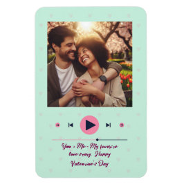 Persoonlijke Valentijnsdag-fotomagneet Magneet