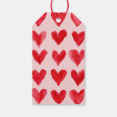 Persoonlijke Valentijnsdag Gift Tag met Hart D Cadeaulabel (Achterkant)