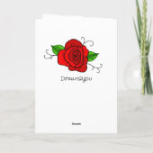 Persoonlijke Valentijnsdag    Kaart (Achterkant)