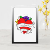 Persoonlijke Valentijnsdag Kaart (Gele Bloem)