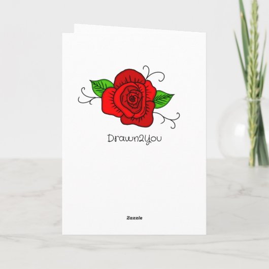 Persoonlijke Valentijnsdag    Kaart (Achterkant)