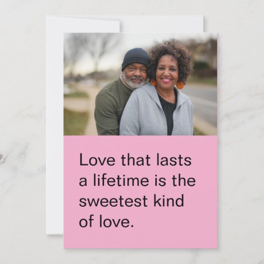 Persoonlijke Valentijnsdag kaart voor hem (Voorkant)