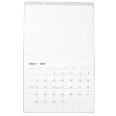 Persoonlijke Valentijnsdag Lieverdsgeschenk Kalender (Mar 2027)