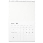 Persoonlijke Valentijnsdag Lieverdsgeschenk Kalender (Feb 2027)