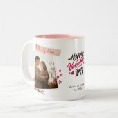 Persoonlijke Valentijnsdag mok | Aangepaste foto (Voorkant links)