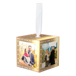 Persoonlijke Valentijnsdag Nepgouden Multifoto Decoratie