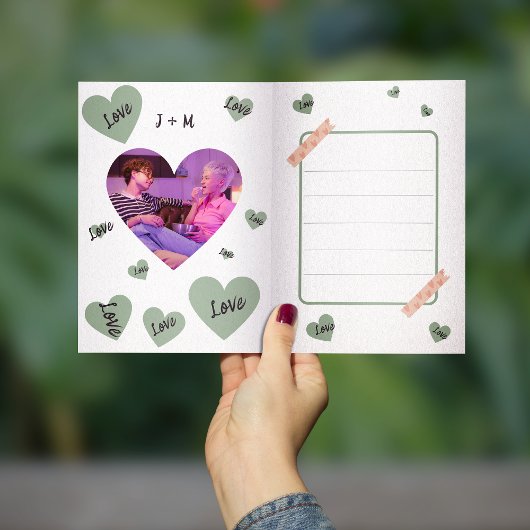 Persoonlijke Valentijnsdag Popcorn Liefde Kaart