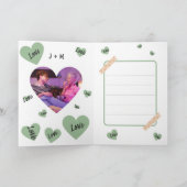 Persoonlijke Valentijnsdag Popcorn Liefde Kaart (Binnen)