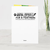 Persoonlijke Valentijnsdag | Thema Kikker Feestdagen Kaart (Achterkant)