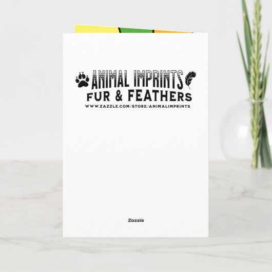 Persoonlijke Valentijnsdag | Thema Kikker Feestdagen Kaart (Achterkant)