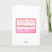 Persoonlijke Valentijnsdagfoto Kaart (Achterkant)