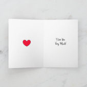 Persoonlijke Valentijnsdagfoto Kaart (Binnen)