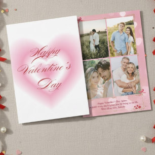 Persoonlijke Valentijnsdagkaart met foto Rom Feestdagenkaart
