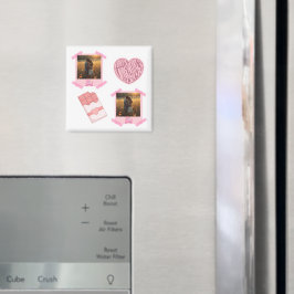 Persoonlijke Valentijnsdagmagneet Magneet