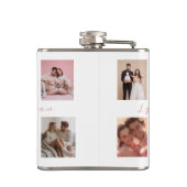 Persoonlijke valentijnsdayfles | Aangepaste foto's Heupfles (Achterkant)