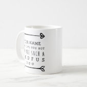 Persoonlijke Valentijnse Funny Mug - Doofus Koffiemok (Voorkant links)