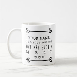 Persoonlijke Valentijnse  Funny Mug - Melt Koffiemok