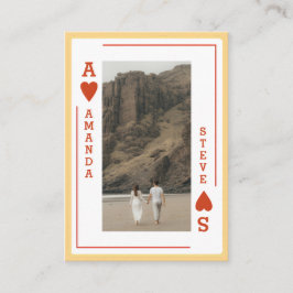 Persoonlijke Valentijnskaart met foto – Aas van Ha Visitekaartje