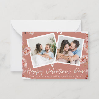 Persoonlijke Valentijnskaart met foto | Romantisch Notitiekaartje