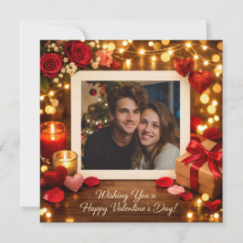 Persoonlijke Valentijnskaart met jouw foto Feestdagenkaart