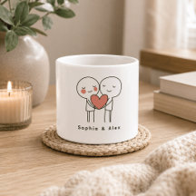Persoonlijke valentijnskaart voor koppels