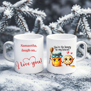 Persoonlijke Valentijnsmok Funny Food Beste Cadeau Koffiemok