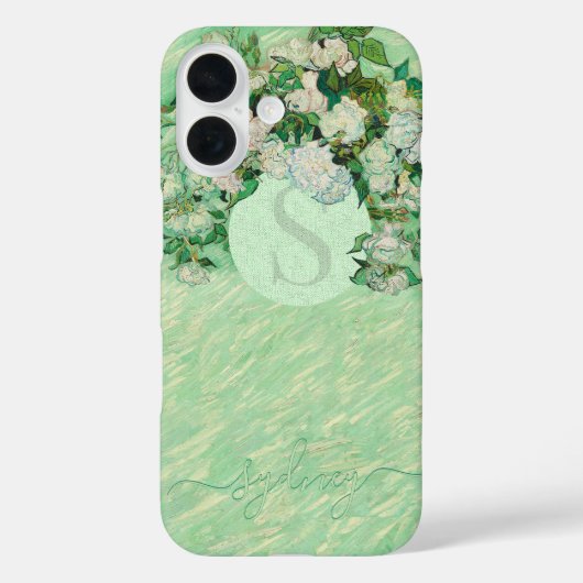 Persoonlijke Van Gogh Rozen Case-Mate iPhone Hoes (Achterkant)