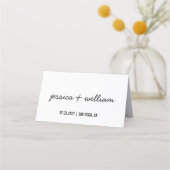 Persoonlijke vangst van de Liefde Wedding Qr-code Klantenkaartje (Achterkant)