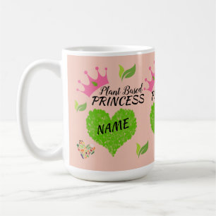 Persoonlijke Vegan Prinsessen Mok - Douane vegan m