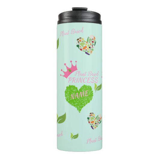 Persoonlijke Veganistische Fles - Thermische Reisb (Voorkant)