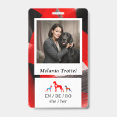 Persoonlijke Veiligheids ID-badge Badge (Voorzijde)