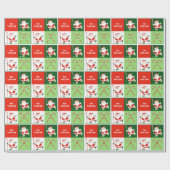 Persoonlijke Veldhockey-feestdag cadeaus Cadeaupapier (Vlak)