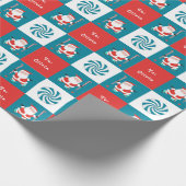 Persoonlijke Veldhockey-feestdag cadeaus Cadeaupapier (Hoek)