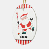 Persoonlijke veldsleutel keramisch ornament (Links)