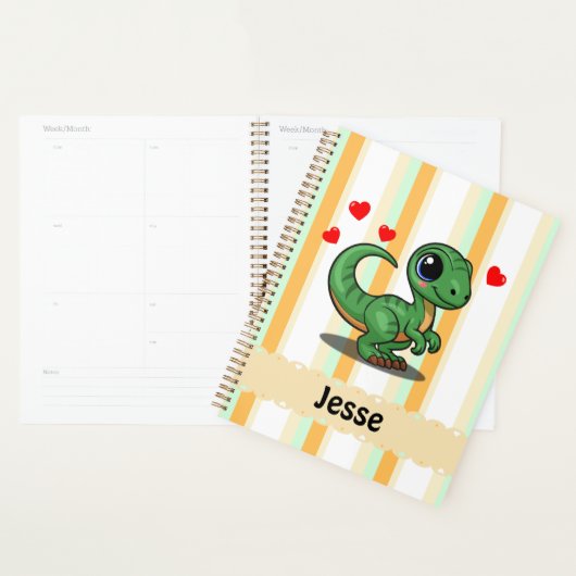 Persoonlijke Velociraptor Dinosaur Planner (Display)