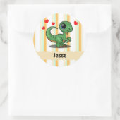Persoonlijke Velociraptor Dinosaurus Stickers (Tas)